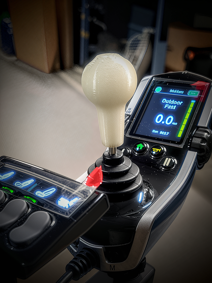 Custom Power Wheelchair Joystick Knob - Ball Knob